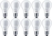 10 stuks Philips LED lamp E27 7W 2700K Mat Niet dimbaar