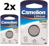 2 Stuks Camelion CR2450 3v lithium knoopcelbatterij