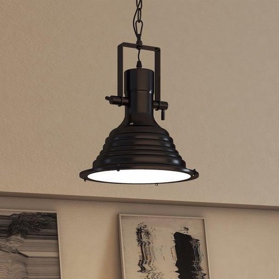 Meetbaar verschijnen Baby Stoere Robuuste Vintage Industriële Hanglamp | Retro Metalen Bar Cafe Style  Hang Lamp... | bol.com