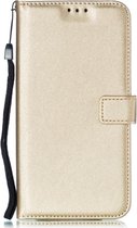 Shop4 - iPhone Xs Max Hoesje - Wallet Case Folio Goud