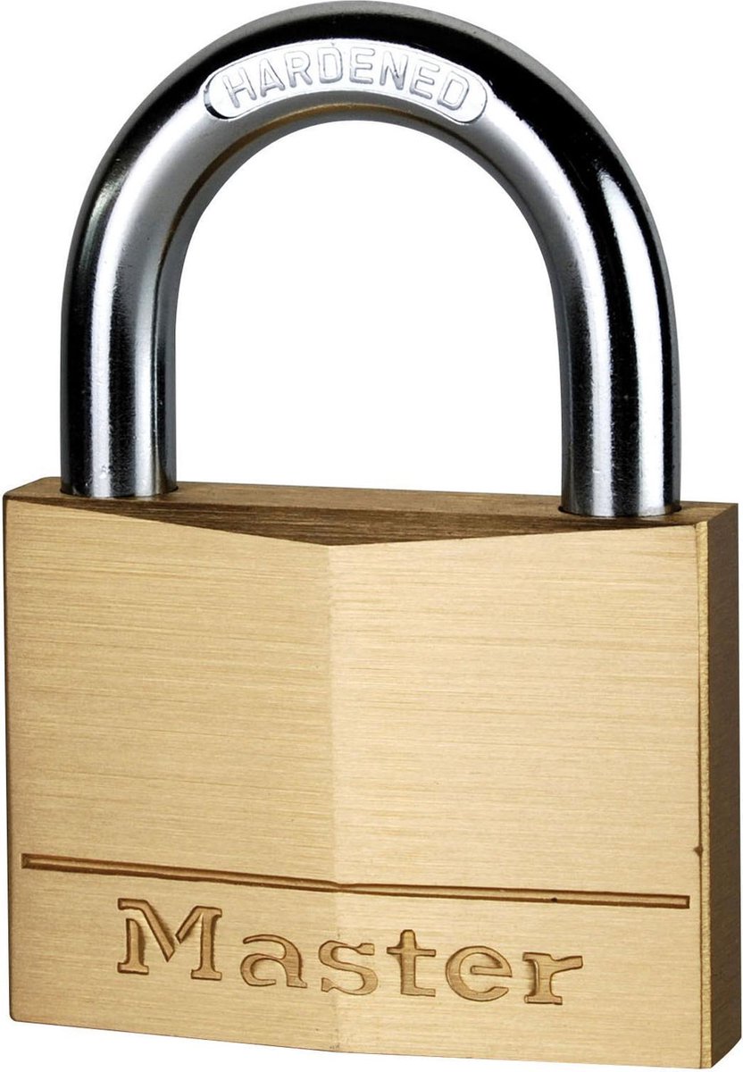 MasterLock Master lock hangslot 60 mm massief messing 140eurd