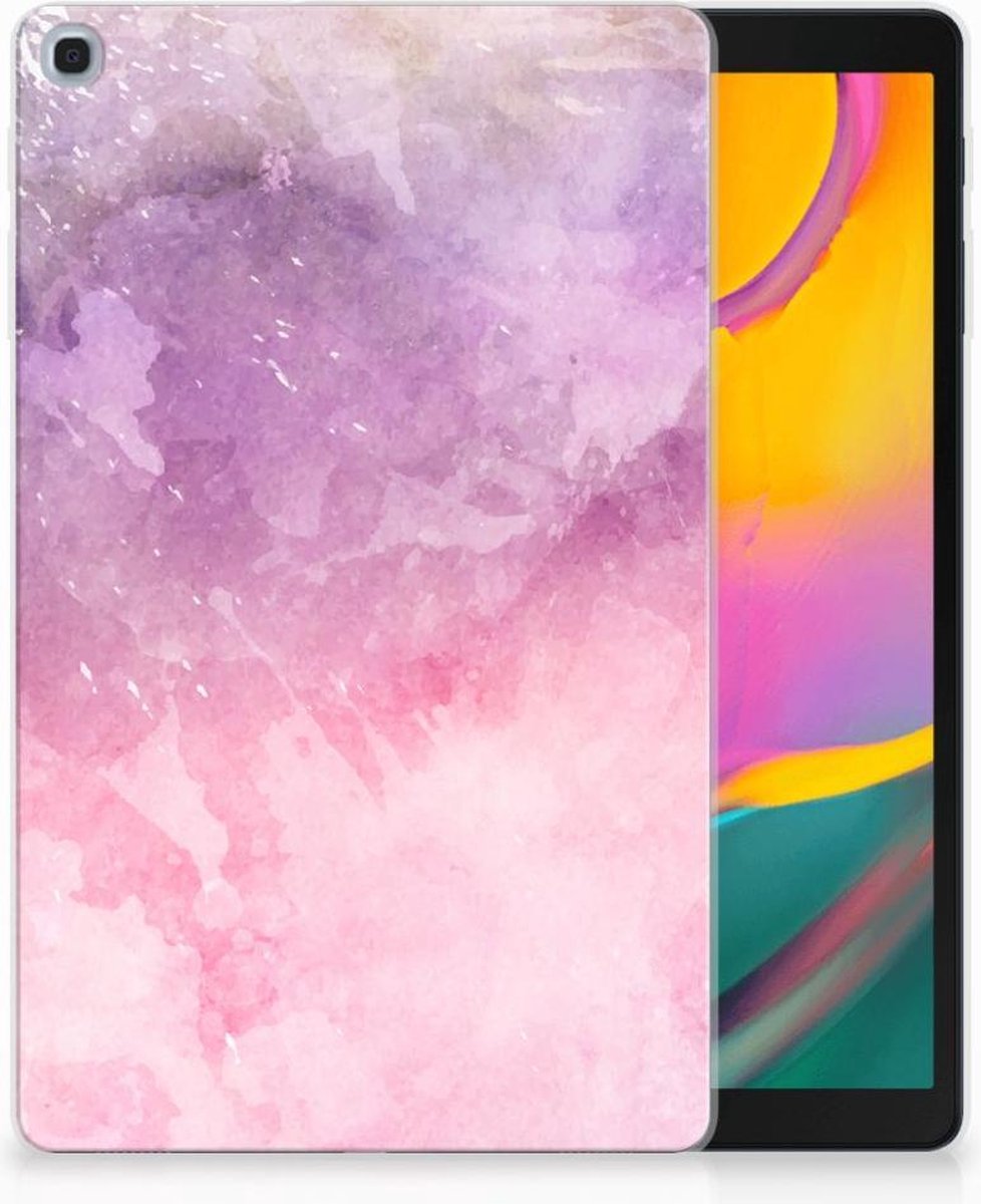 Back Case Samsung Galaxy Tab A 10.1 (2019) Design Pink Purple Paint