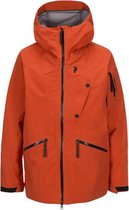 PEAKPERFORMANCE MEN'S BEC SKI JACKET ORANGE LAVA-M