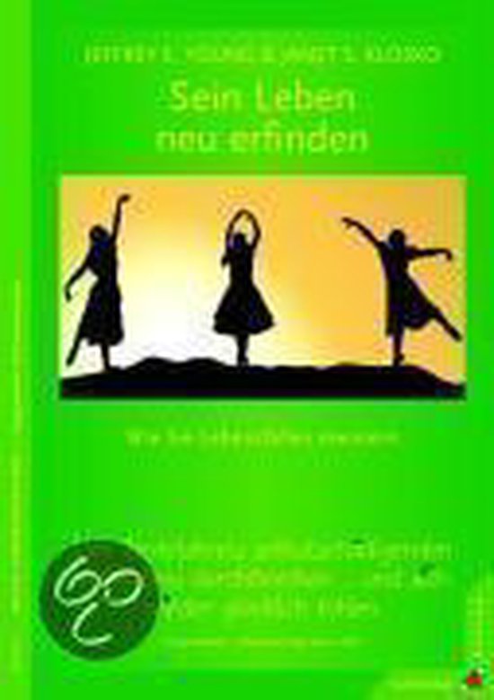 Boek 'Sein Leben neu erfinden' met drie silhouetten van vrouwen die hun armen omhoog gooien tegen een zonsondergang.