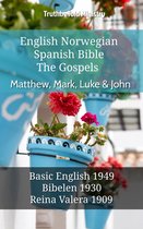 Parallel Bible Halseth English 647 - English Norwegian Spanish Bible - The Gospels - Matthew, Mark, Luke & John