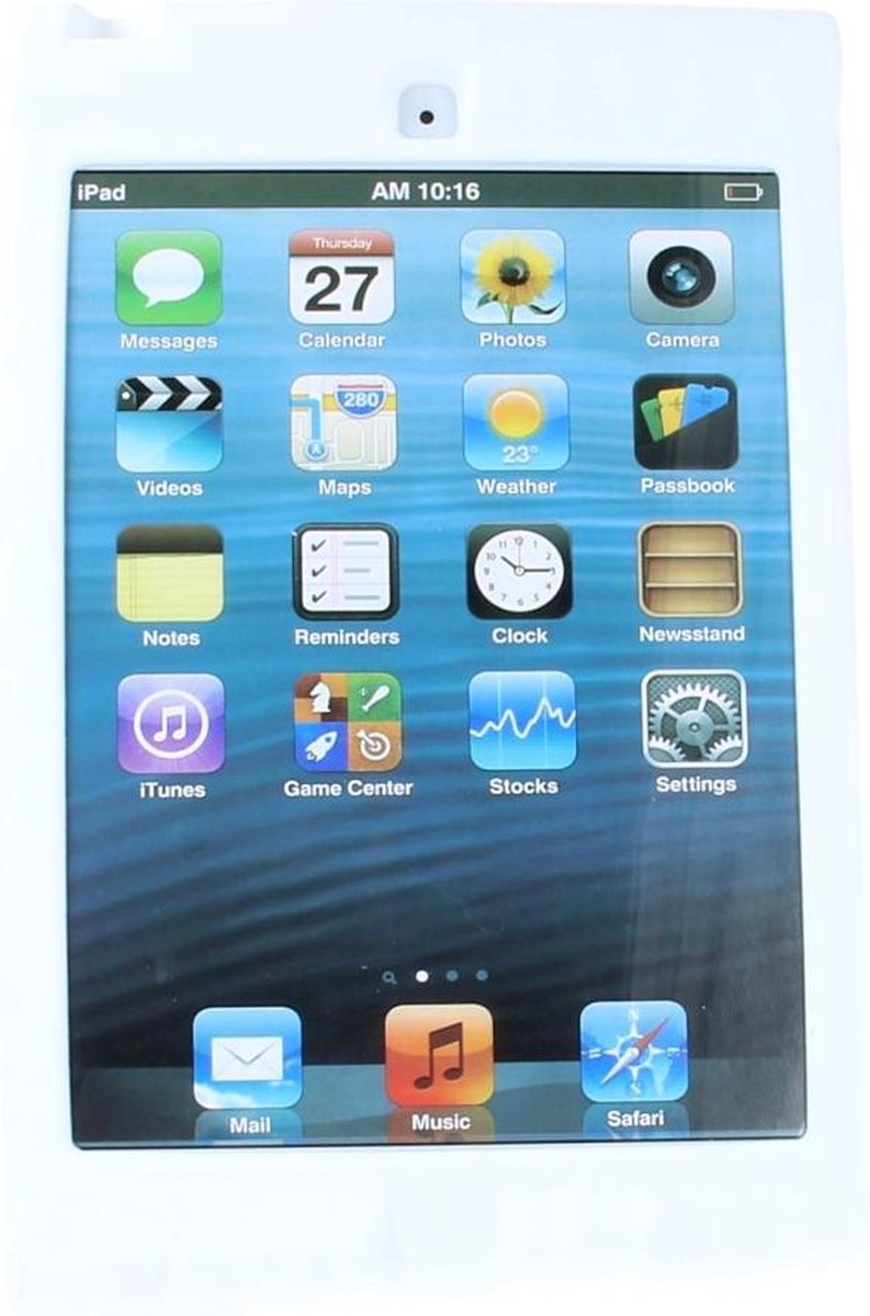 Apple iPad Air 2 Siliconen Case Wit White