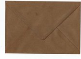 Luxe Enveloppen - 500 stuks - Bruin & Rood - C6 - 162x114mm - 90grm