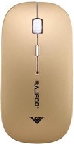 Luxe Platte Usb Muis - Draadloos - Goud