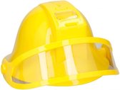 Eddy Toys Brandweerhelm - met licht en geluid - geel - 32 cm