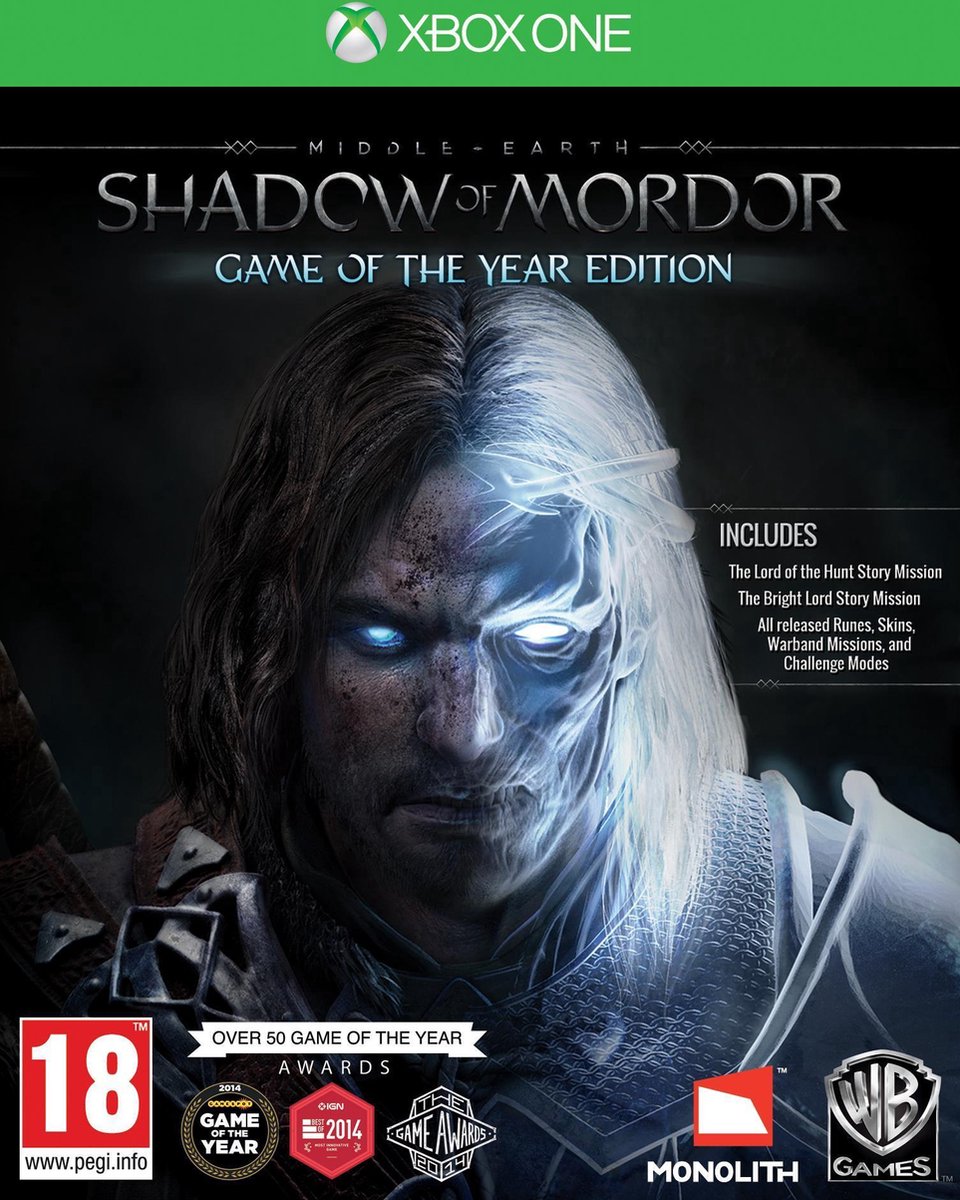 Middle-Earth: Shadow Of Mordor - Game Of The Year Edition - Xbox One - Warner Bros. Entertainment