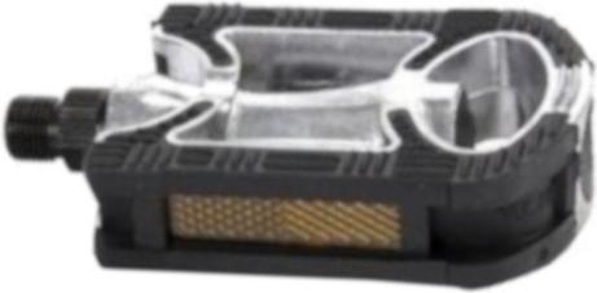 Mirage Tour Platformpedalen Antislip Zwart/zilver 9/16 Inch