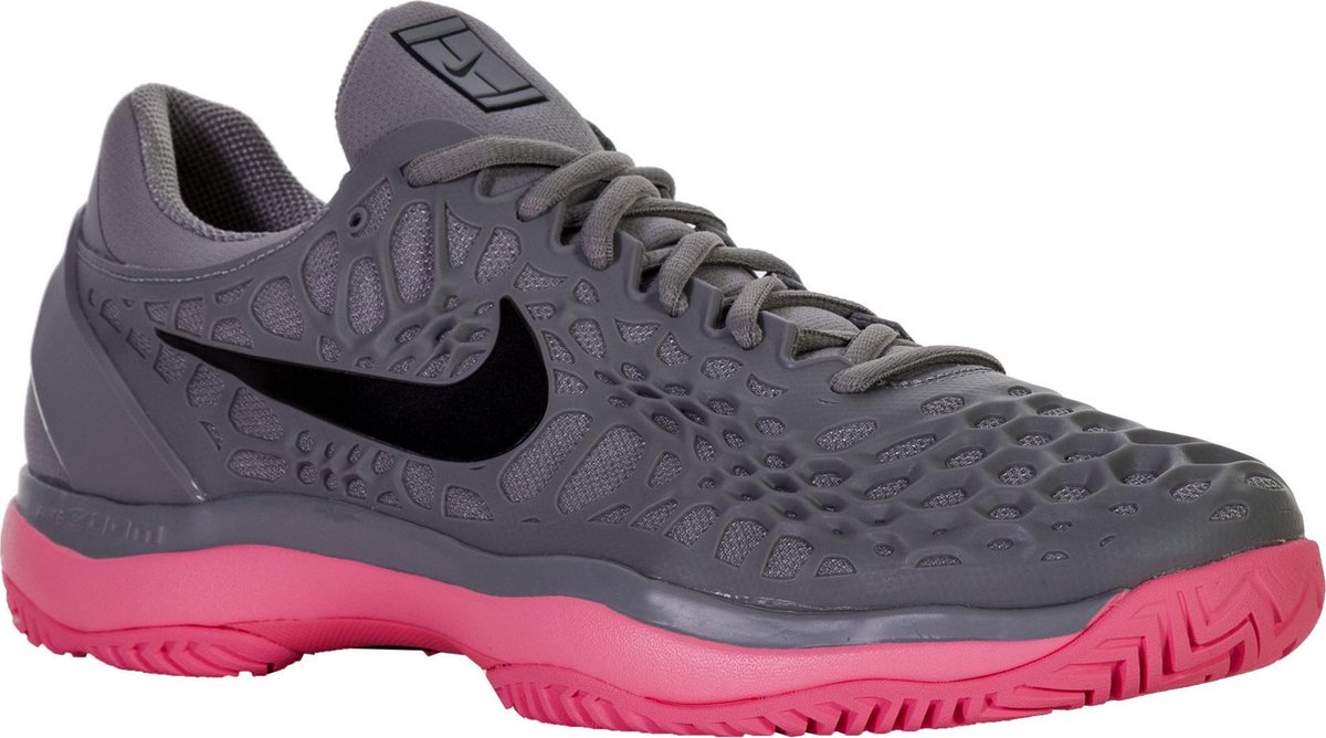 Arabisch verslag doen van paars Nike Air Zoom Cage 3 Hardcourt Tennisschoenen - Maat 45 - Mannen -  grijs/zwart/roze | bol.com
