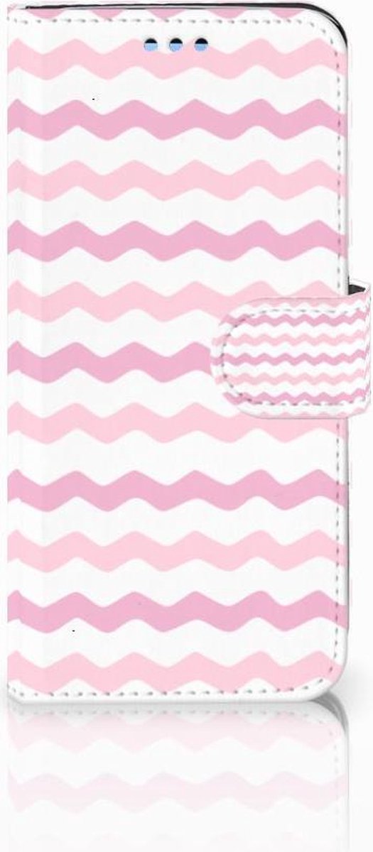 Samsung Galaxy S9 Telefoon Hoesje Waves Roze