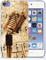 Geschikt voor iPod Touch 5 | 6 Uniek TPU Hoesje Bladmuziek