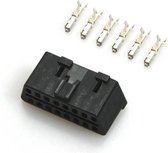 OBD Diagnostic connector - 16 pins incl. 6 Terminals