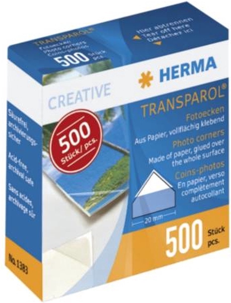 Herma fotohoekjes 500 st. 1383