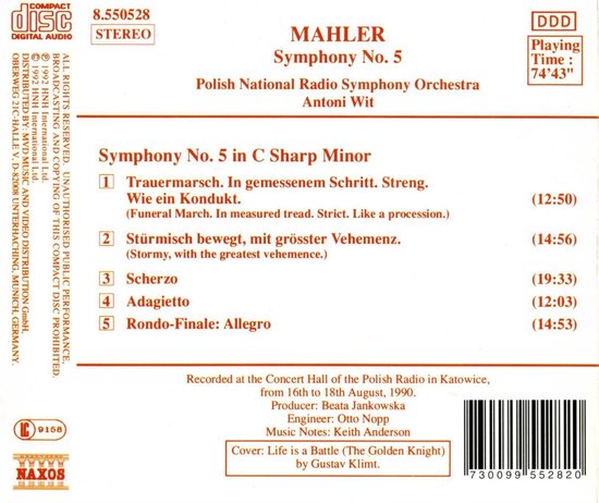 Mahler: Symphony No. 5