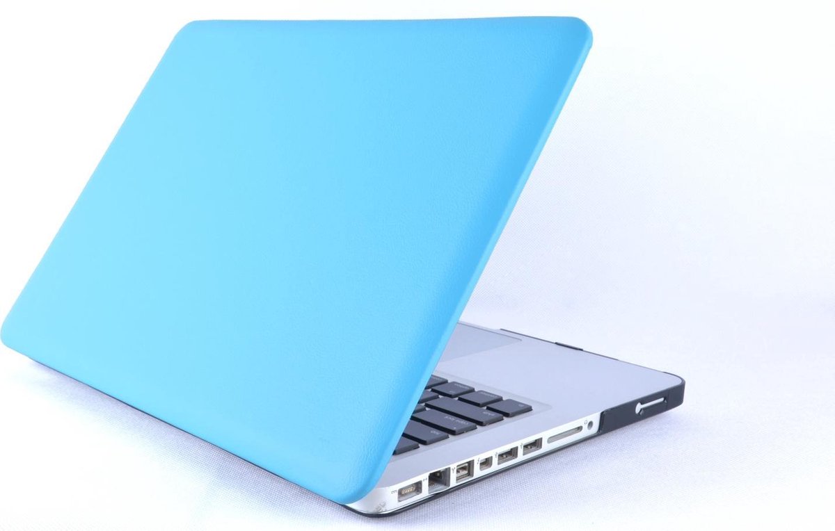 Macbook Case voor Macbook Pro 13 inch zonder Retina 2011 / 2012 - PU Hard Cover - Licht Blauw