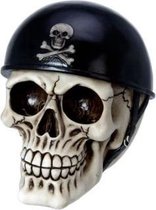 Schedel - Helm - Beeld - 14 cm - Polyester