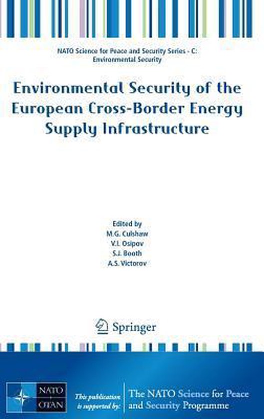 Omslag van Environmental Security of the European Cross-Border Energy Supply Infrastructure