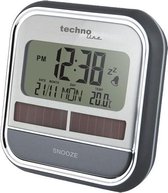 Wekker op zonne-energie - Datum - Temperatuur - Technoline WQ 140