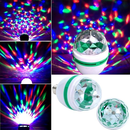 Led full color rotating lamp 21 x 12 cm 2 stuks bol