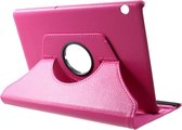 360 Rotating Book Case - Huawei MediaPad T5 10 Hoesje - Roze