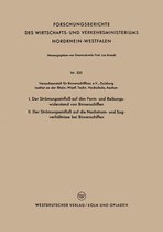 I. Der Stroemungseinfluss Auf Den Form- Und Reibungswiderstand Von Binnenschiffen / II. Der Stroemungseinfluss Auf Die Nachstrom- Und Sogverhaltnisse Bei Binnenschiffen