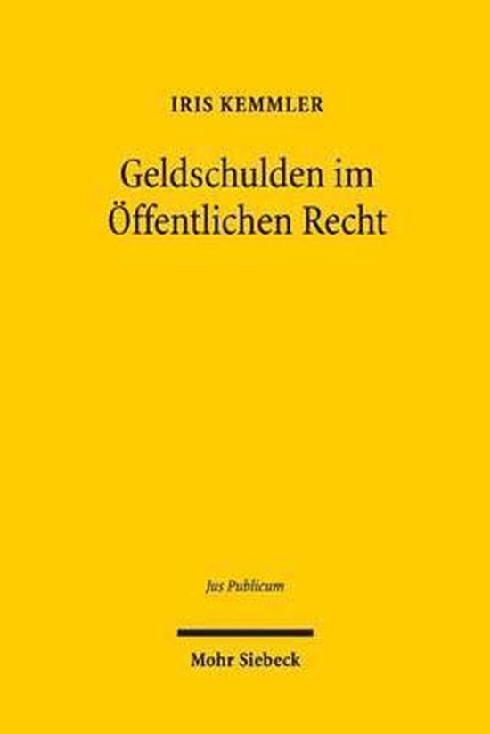Geldschulden im Öffentlichen Recht - cover