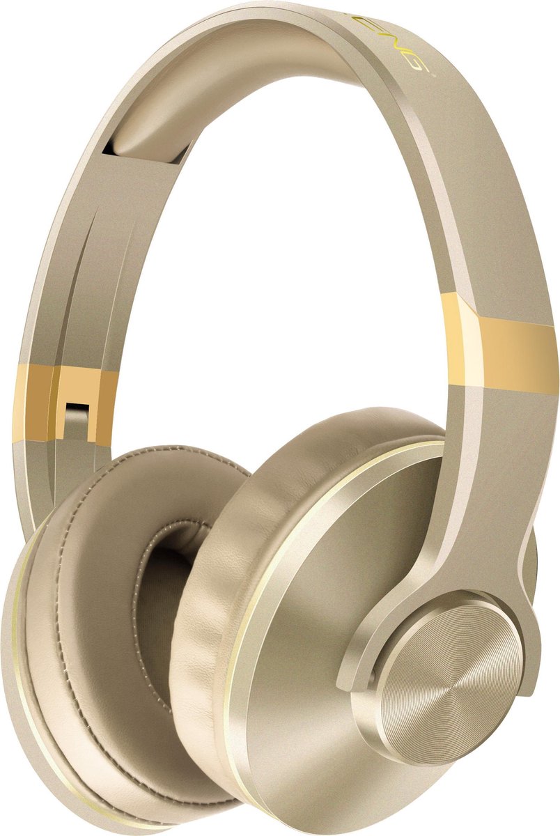 OVLENG BT808 Goud Draadloze Koptelefoon, Radio EN Bluetooth Speaker