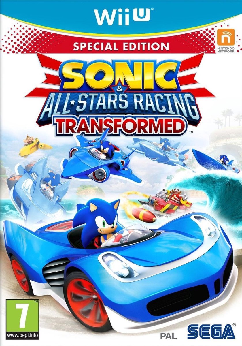 SEGA Sonic All-Star Racing: Transformed Special Edition Speciaal Meertalig Wii U