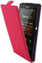 Mobiparts Premium Flip Case Sony Xperia Z Pink