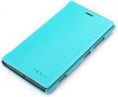 Rock Leather Side Flip Case Light Blue Nokia Lumia 920