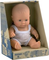 Miniland Baby Doll European Boy - 21 cm
