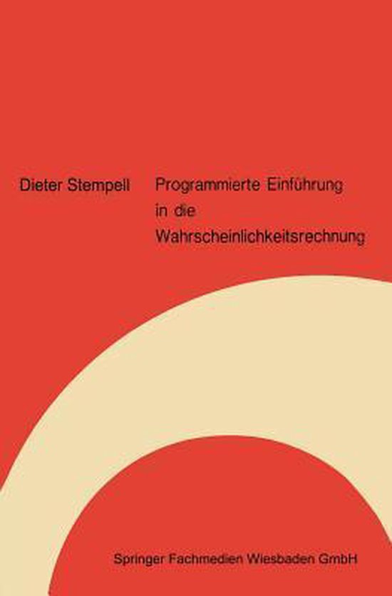 Programmierte Einführung in die Wahrscheinlichkeitsrechnung - cover