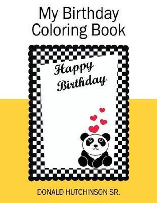 My Birthday Coloring Book - cover