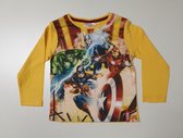 Marvel Avengers sweater / longsleeve geel maat 10 (140cm)
