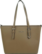 Handtas Flora & Co taupe fonce geschikt voor A4 schriften