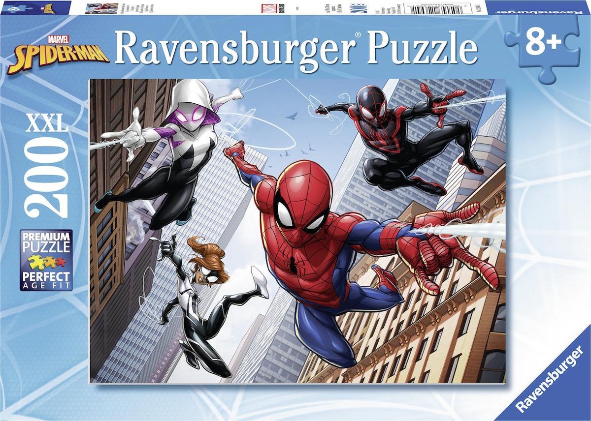 Ravensburger Spider-man de Kracht van de Spin - Legpuzzel - 200XXL stukjes - Ravensburger