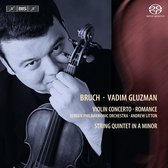 Vadim Gluzman, Bergen Philharmonic Orchestra, Andrew Litton - Bruch: Concerto No.1/Romance/String Quintet (CD)