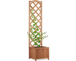 klimrek met plantenbak - 25 liter - weerbestendig - vrijstaand - 147 cm