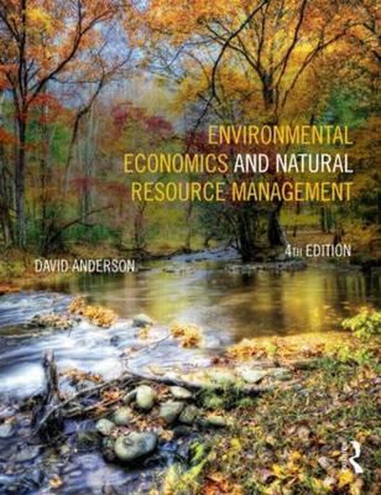 Environmental Economics & Natural Resour - cover