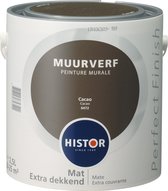Histor Perfect Finish Muurverf Mat - 2,5 Liter - Cacao