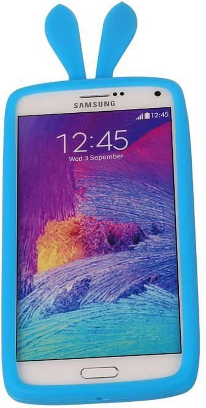opblijven span Uitsluiting Bumper Konijn Frame Case Hoesje - Samsung Galaxy S3 mini Blauw | bol.com