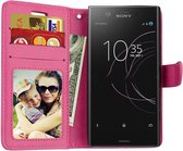 Sony Xperia XZ2 Portemonnee hoesje / book case Roze
