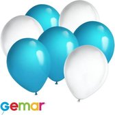 30 ballonnen Argentijnse kleuren (Ook geschikt voor Helium)