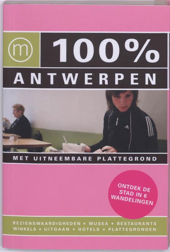 Cover van het boek '100% Antwerpen' van S. Lefeber en S. Mastbroek