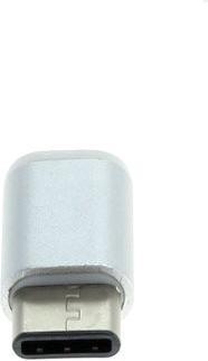 Verloop Adapter Micro USB naar USB C Adapter Wit bol