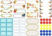 Diversen Schooletiketten 2 (kaftpapier)