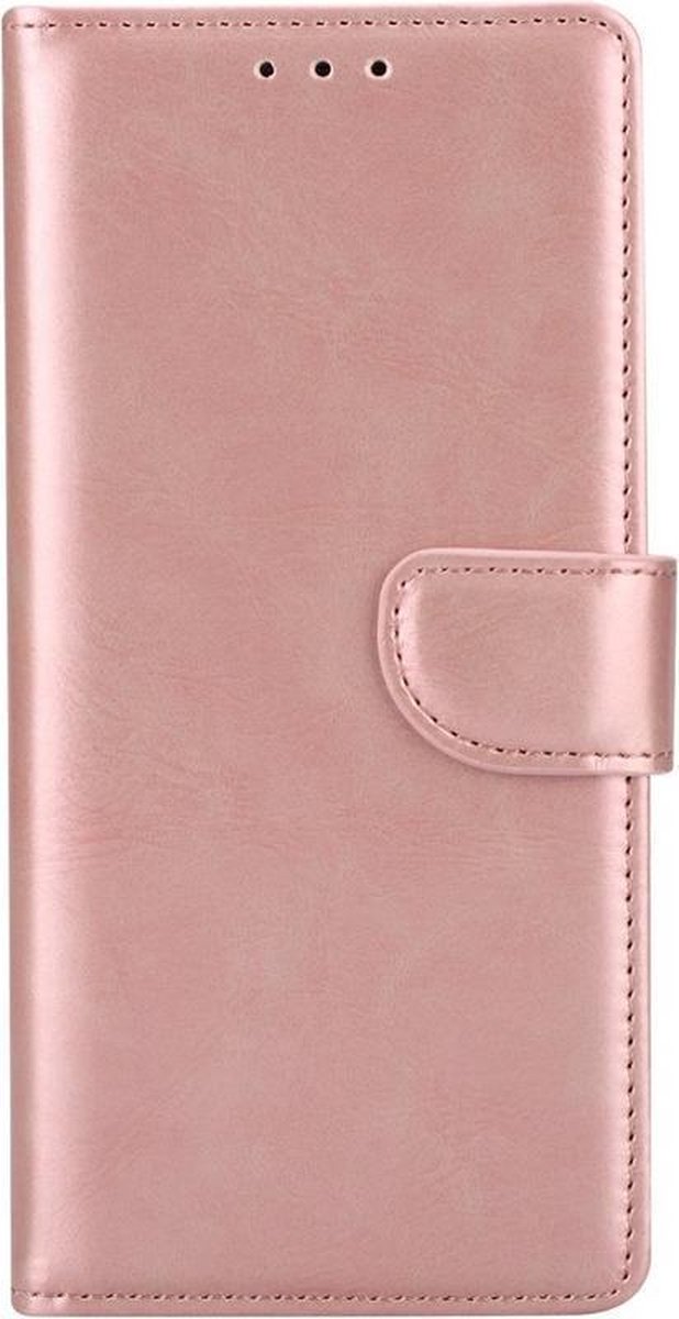 Telefoonhoes Geschikt voor: Apple iPhone X / XS Portemonnee hoesje rose goud